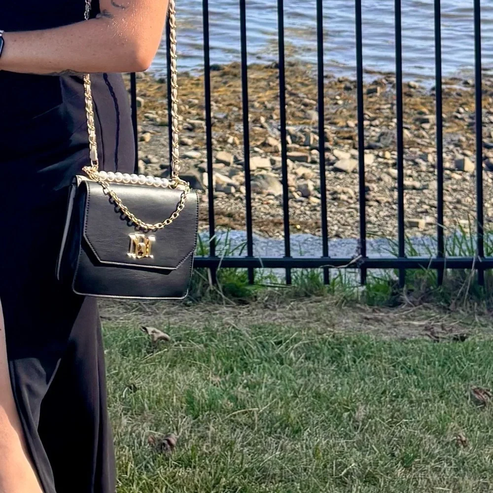 Badgley Mischka Double-Sided Crossbody Bag